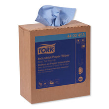 Load image into Gallery viewer, Tork® wholesale. Industrial Paper Wiper, 4-ply, 8.54 X 16.5, Blue, 90 Towels-box, 10 Box-carton. HSD Wholesale: Janitorial Supplies, Breakroom Supplies, Office Supplies.
