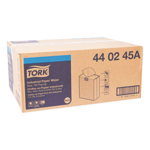 Tork® wholesale. Industrial Paper Wiper, 4-ply, 8.54 X 16.5, Blue, 90 Towels-box, 10 Box-carton. HSD Wholesale: Janitorial Supplies, Breakroom Supplies, Office Supplies.