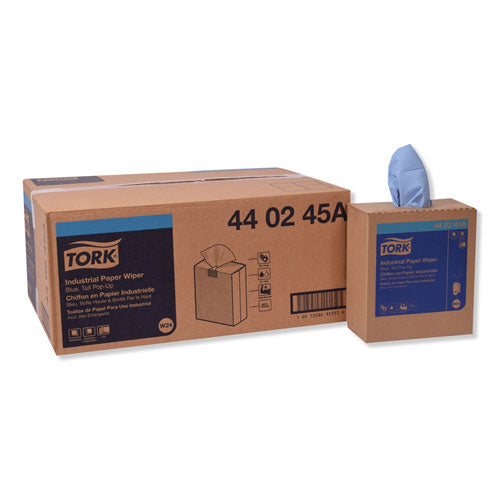 Tork® wholesale. Industrial Paper Wiper, 4-ply, 8.54 X 16.5, Blue, 90 Towels-box, 10 Box-carton. HSD Wholesale: Janitorial Supplies, Breakroom Supplies, Office Supplies.