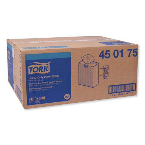 Tork® wholesale. Heavy-duty Paper Wiper, 9.25 X 16.25, White, 90 Wipes-box, 10 Boxes-carton. HSD Wholesale: Janitorial Supplies, Breakroom Supplies, Office Supplies.