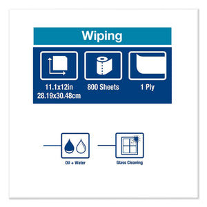 Tork® wholesale. Heavy-duty Paper Wiper, 11.1" X 800 Ft, Blue. HSD Wholesale: Janitorial Supplies, Breakroom Supplies, Office Supplies.