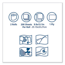 Load image into Gallery viewer, Tork® wholesale. TORK Advanced Shopmax Wiper 450, Centerfeed Refill, 9.9x13.1, Blue, 200-roll, 2 Rolls-carton. HSD Wholesale: Janitorial Supplies, Breakroom Supplies, Office Supplies.