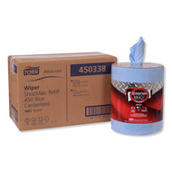 Tork® wholesale. TORK Advanced Shopmax Wiper 450, Centerfeed Refill, 9.9x13.1, Blue, 200-roll, 2 Rolls-carton. HSD Wholesale: Janitorial Supplies, Breakroom Supplies, Office Supplies.