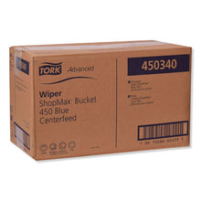 Load image into Gallery viewer, Tork® wholesale. TORK Advanced Shopmax Wiper 450, 8.5 X 10, Blue, 200-bucket, 2 Buckets-carton. HSD Wholesale: Janitorial Supplies, Breakroom Supplies, Office Supplies.
