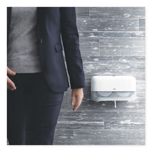 Load image into Gallery viewer, Tork® wholesale. Elevation Coreless High Capacity Bath Tissue Dispenser,14.17 X 5.08 X 8.23,white. HSD Wholesale: Janitorial Supplies, Breakroom Supplies, Office Supplies.