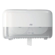 Load image into Gallery viewer, Tork® wholesale. Elevation Coreless High Capacity Bath Tissue Dispenser,14.17 X 5.08 X 8.23,white. HSD Wholesale: Janitorial Supplies, Breakroom Supplies, Office Supplies.