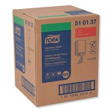 Load image into Gallery viewer, Tork® wholesale. TORK Cleaning Cloth, 12.6 X 10, White, 500 Wipes-carton. HSD Wholesale: Janitorial Supplies, Breakroom Supplies, Office Supplies.