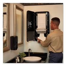 Load image into Gallery viewer, Tork® wholesale. TORK Peakserve Continuous Hand Towel Dispenser, 14.57 X 3.98 X 28.74, Black. HSD Wholesale: Janitorial Supplies, Breakroom Supplies, Office Supplies.