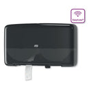 Tork® wholesale. Elevation Bath Tissue Mini-jumbo Roll Twin Dispenser, 17 X 5.688 X 10.125, Black. HSD Wholesale: Janitorial Supplies, Breakroom Supplies, Office Supplies.