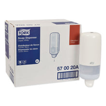 Load image into Gallery viewer, Tork® wholesale. Elevation Liquid Skincare Dispenser, 1 L Bottle; 33 Oz Bottle, 4.4 X 4.5 X 11.5, White. HSD Wholesale: Janitorial Supplies, Breakroom Supplies, Office Supplies.