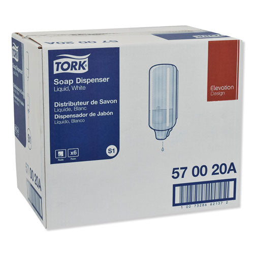 Tork® wholesale. Elevation Liquid Skincare Dispenser, 1 L Bottle; 33 Oz Bottle, 4.4 X 4.5 X 11.5, White. HSD Wholesale: Janitorial Supplies, Breakroom Supplies, Office Supplies.