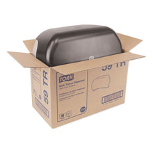 Load image into Gallery viewer, Tork® wholesale. TORK Twin Standard Roll Bath Tissue Dispenser,12.75 X 5.57 X 8.25, Smoke. HSD Wholesale: Janitorial Supplies, Breakroom Supplies, Office Supplies.