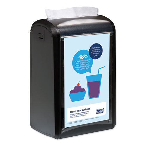 Tork® wholesale. TORK Xpressnap Counter Napkin Dispenser, 7.5 X 12.1 X 5.7, Black. HSD Wholesale: Janitorial Supplies, Breakroom Supplies, Office Supplies.