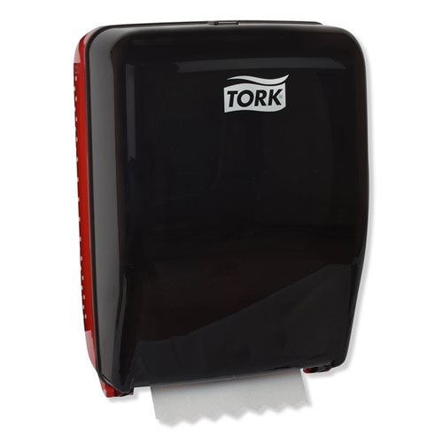 Tork® wholesale. TORK Washstation Dispenser, 12.56 X 10.57 X 18.09, Red-smoke. HSD Wholesale: Janitorial Supplies, Breakroom Supplies, Office Supplies.