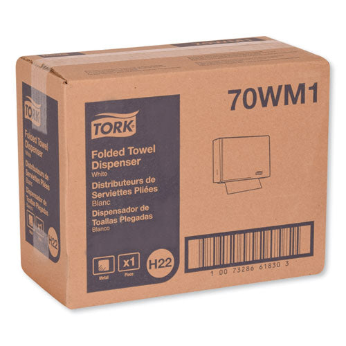 Tork® wholesale. TORK Singlefold Hand Towel Dispenser, 11.75 X 5.75 X 9.25, White. HSD Wholesale: Janitorial Supplies, Breakroom Supplies, Office Supplies.