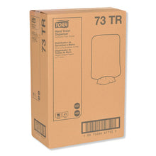 Load image into Gallery viewer, Tork® wholesale. Folded Towel Dispenser, 11.75 X 6.25 X 18, Smoke. HSD Wholesale: Janitorial Supplies, Breakroom Supplies, Office Supplies.