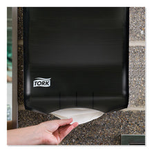 Load image into Gallery viewer, Tork® wholesale. Folded Towel Dispenser, 11.75 X 6.25 X 18, Smoke. HSD Wholesale: Janitorial Supplies, Breakroom Supplies, Office Supplies.