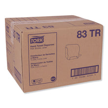 Load image into Gallery viewer, Tork® wholesale. Compact Hand Towel Roll Dispenser, 12.49 X 8.6 X 12.82, Smoke. HSD Wholesale: Janitorial Supplies, Breakroom Supplies, Office Supplies.