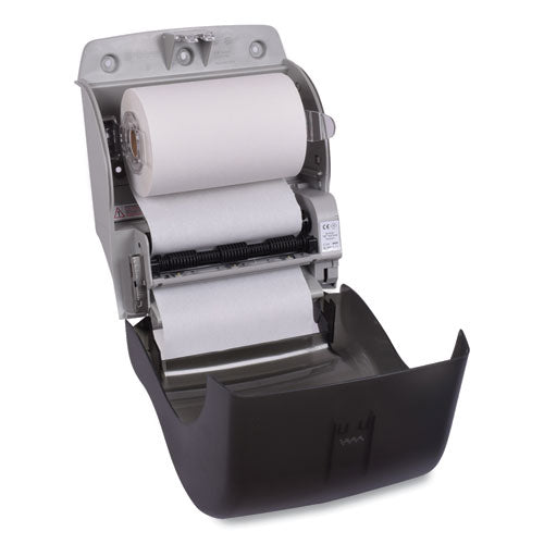 Tork® wholesale. Hand Towel Dispenser, Electronic, 11.78 X 9.12 X 14.39, Translucent Smoke. HSD Wholesale: Janitorial Supplies, Breakroom Supplies, Office Supplies.