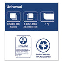 Tork® wholesale. TORK Universal Beverage Napkin, 1-ply,9.13 X 9.13, 1-4 Fold, Poly-pack, White, 4000-carton. HSD Wholesale: Janitorial Supplies, Breakroom Supplies, Office Supplies.