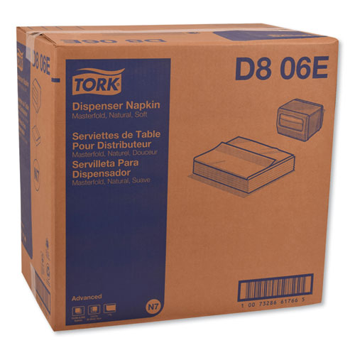 Tork® wholesale. TORK Advanced Masterfold Dispenser Napkin, 1-ply, 12" X 17", Natural, 500-pk, 12pk-ct. HSD Wholesale: Janitorial Supplies, Breakroom Supplies, Office Supplies.