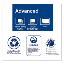 Load image into Gallery viewer, Tork® wholesale. TORK Advanced Masterfold Dispenser Napkin, 1-ply, 12&quot; X 17&quot;, Natural, 500-pk, 12pk-ct. HSD Wholesale: Janitorial Supplies, Breakroom Supplies, Office Supplies.