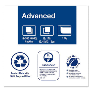 Tork® wholesale. TORK Advanced Masterfold Dispenser Napkin, 1-ply, 12" X 17", Natural, 500-pk, 12pk-ct. HSD Wholesale: Janitorial Supplies, Breakroom Supplies, Office Supplies.