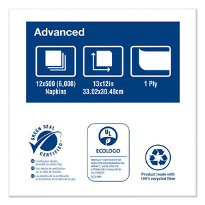 Tork® wholesale. TORK Advanced Soft Minifold Dispenser Napkins, 1-ply,13" X 12", Natural, 6000-carton. HSD Wholesale: Janitorial Supplies, Breakroom Supplies, Office Supplies.