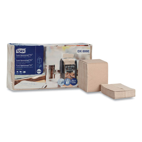 Tork® wholesale. TORK Xpressnap Fit Interfold Dispenser Napkins, 2-ply, 6.5 X 8.39, Natural, 120-pack, 36 Packs-carton. HSD Wholesale: Janitorial Supplies, Breakroom Supplies, Office Supplies.