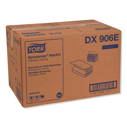 Tork® wholesale. TORK Xpressnap Interfold Dispenser Napkins, 2-ply, Bag-pack, 13 X 8.5, Natural, 500-carton. HSD Wholesale: Janitorial Supplies, Breakroom Supplies, Office Supplies.