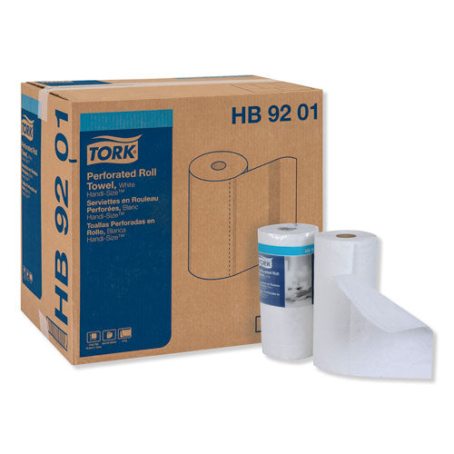 Tork® wholesale. Handi-size Perforated Kitchen Roll Towel, 2-ply, 11 X 6.75, White, 120-roll, 30-carton. HSD Wholesale: Janitorial Supplies, Breakroom Supplies, Office Supplies.