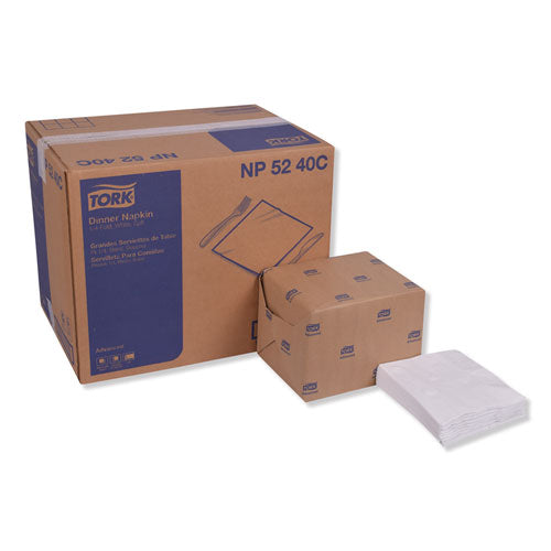 Tork® wholesale. TORK Advanced Dinner Napkins, 2-ply, 15" X 16.25", White, 375-pack, 8 Packs-carton. HSD Wholesale: Janitorial Supplies, Breakroom Supplies, Office Supplies.