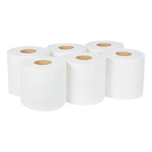 Load image into Gallery viewer, Tork® wholesale. TORK Centerfeed Hand Towel, 2-ply, 7.6 X 11.75, White, 530-roll, 6 Roll-carton. HSD Wholesale: Janitorial Supplies, Breakroom Supplies, Office Supplies.