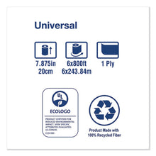 Load image into Gallery viewer, Tork® wholesale. TORK Universal Hardwound Roll Towel, 7.88&quot; X 800 Ft, Natural, 6-carton. HSD Wholesale: Janitorial Supplies, Breakroom Supplies, Office Supplies.