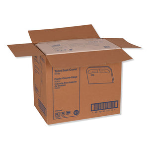 Tork® wholesale. TORK Toilet Seat Cover, Half-fold, 14.5 X 17, White, 250-pack, 20 Packs-carton. HSD Wholesale: Janitorial Supplies, Breakroom Supplies, Office Supplies.
