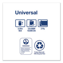 Load image into Gallery viewer, Tork® wholesale. TORK Universal Jumbo Bath Tissue, Septic Safe, 2-ply, White, 3.48&quot; X 1,000 Ft, 12-carton. HSD Wholesale: Janitorial Supplies, Breakroom Supplies, Office Supplies.