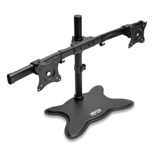 Load image into Gallery viewer, Tripp Lite wholesale. Dual Desktop Monitor Stand, For 13&quot; To 27&quot; Monitors, 31.69&quot; X 10&quot; X 18.11&quot;, Black, Supports 26 Lb. HSD Wholesale: Janitorial Supplies, Breakroom Supplies, Office Supplies.