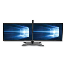 Load image into Gallery viewer, Tripp Lite wholesale. Dual Desktop Monitor Stand, For 13&quot; To 27&quot; Monitors, 31.69&quot; X 10&quot; X 18.11&quot;, Black, Supports 26 Lb. HSD Wholesale: Janitorial Supplies, Breakroom Supplies, Office Supplies.