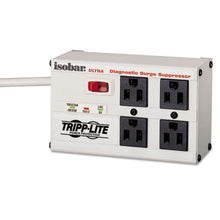 Load image into Gallery viewer, Tripp Lite wholesale. Isobar Surge Protector, 4 Outlets, 6 Ft Cord, 3330 Joules, Diagnostic Leds. HSD Wholesale: Janitorial Supplies, Breakroom Supplies, Office Supplies.