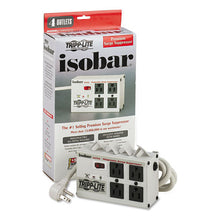 Load image into Gallery viewer, Tripp Lite wholesale. Isobar Surge Protector, 4 Outlets, 6 Ft Cord, 3330 Joules, Diagnostic Leds. HSD Wholesale: Janitorial Supplies, Breakroom Supplies, Office Supplies.