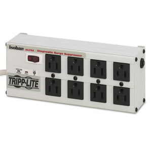 Tripp Lite wholesale. Isobar Surge Protector, 8 Outlets, 12 Ft Cord, 3840 Joules, Metal Housing. HSD Wholesale: Janitorial Supplies, Breakroom Supplies, Office Supplies.