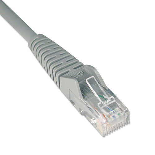 Tripp Lite wholesale. Cat6 Gigabit Snagless Molded Patch Cable, Rj45 (m-m), 1 Ft., Gray. HSD Wholesale: Janitorial Supplies, Breakroom Supplies, Office Supplies.