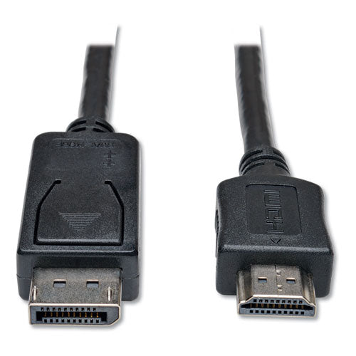 Tripp Lite wholesale. Displayport To Hdmi Cable Adapter (m-m), 10 Ft., Black. HSD Wholesale: Janitorial Supplies, Breakroom Supplies, Office Supplies.