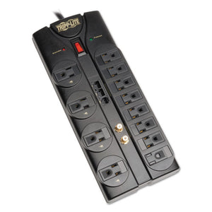 Tripp Lite wholesale. Protect It! Surge Protector, 12 Outlets, 8 Ft Cord, 2880 Joules, Black. HSD Wholesale: Janitorial Supplies, Breakroom Supplies, Office Supplies.