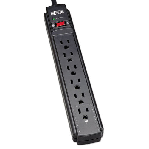 Tripp Lite wholesale. Protect It! Surge Protector, 6 Outlets, 6 Ft Cord, 790 Joules, Black. HSD Wholesale: Janitorial Supplies, Breakroom Supplies, Office Supplies.