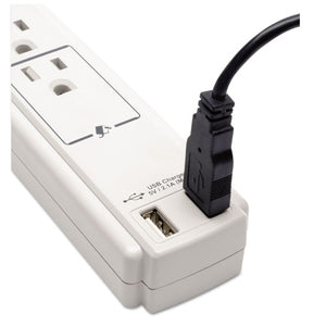 Tripp Lite wholesale. Protect It! Surge Protector, 6 Outlets-2 Usb, 6 Ft Cord, 990 Joules, Gray. HSD Wholesale: Janitorial Supplies, Breakroom Supplies, Office Supplies.