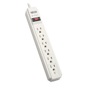 Tripp Lite wholesale. Protect It! Surge Protector, 6 Outlets, 6 Ft Cord, 790 Joules, Light Gray. HSD Wholesale: Janitorial Supplies, Breakroom Supplies, Office Supplies.