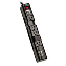 Tripp Lite wholesale. Protect It! Surge Protector, 6 Outlets-2 Usb, 8 Ft Cord, 1080 Joules, Black. HSD Wholesale: Janitorial Supplies, Breakroom Supplies, Office Supplies.