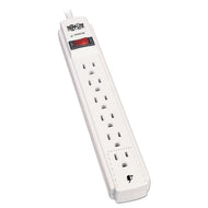 Tripp Lite wholesale. Protect It! Surge Protector, 6 Outlets, 15 Ft Cord, 790 Joules, Light Gray. HSD Wholesale: Janitorial Supplies, Breakroom Supplies, Office Supplies.