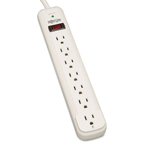 Tripp Lite wholesale. Protect It! Surge Protector, 7 Outlets, 12 Ft Cord, 1080 Joules, Light Gray. HSD Wholesale: Janitorial Supplies, Breakroom Supplies, Office Supplies.